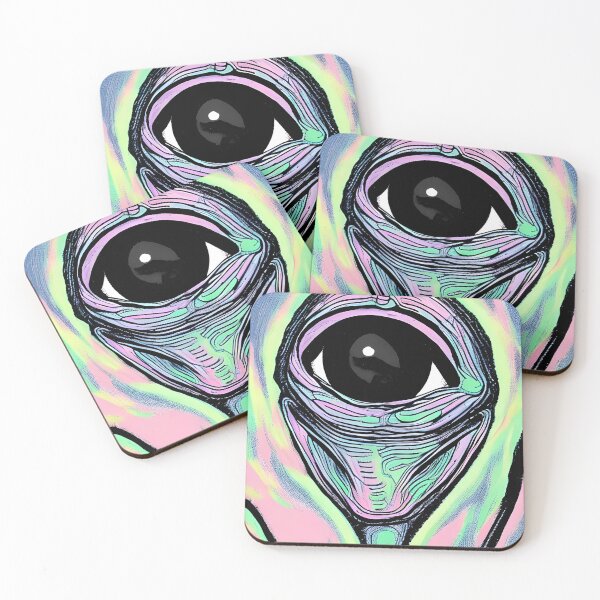 Item preview, Tie Dye Alien Art designed and sold by Planetporridge.