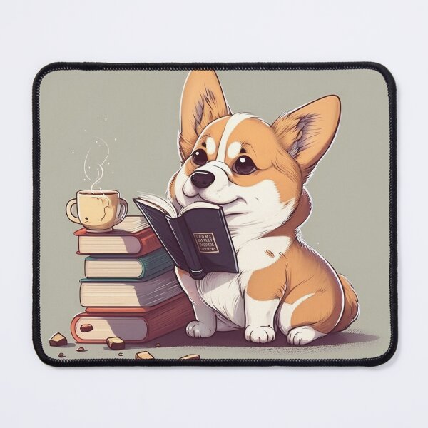Item preview, Books And Coffee And Dog designed and sold by Imwa.