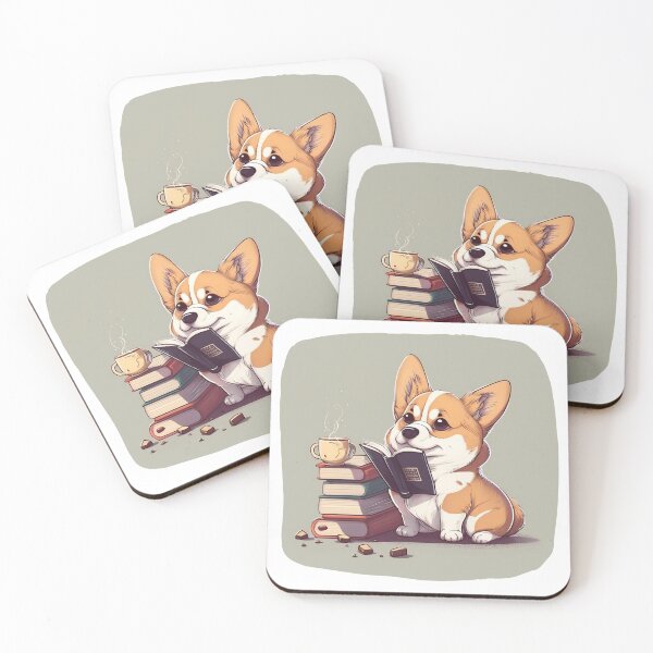 Item preview, Books And Coffee And Dog designed and sold by Imwa.