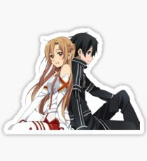 Asuna and Kirito Sticker