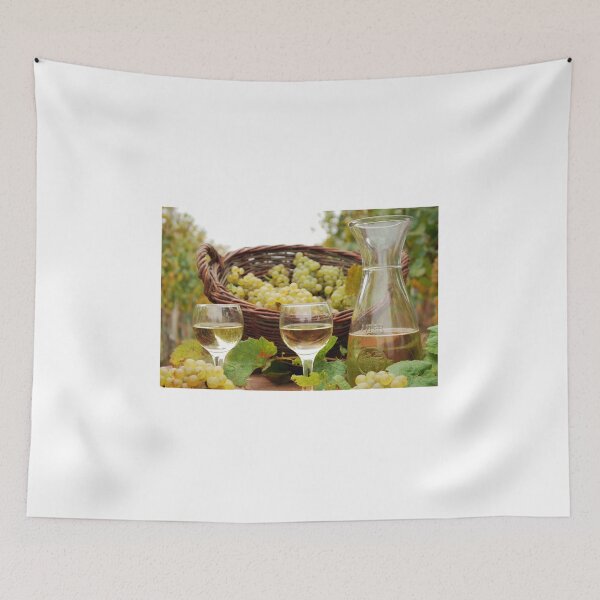 Item preview, Autumn scene with white wine and grape designed and sold by goceris.