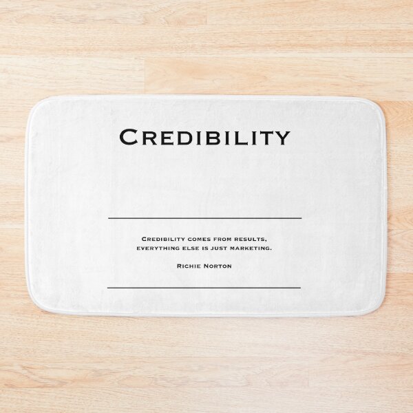 Item preview, Motivational Quotes. Inspirational Quotes. Wall Art, Home Decor, Office Decor. Entrepreneur Gift. Credibility Comes From Results. Success Quotes. designed and sold by Read This Already.