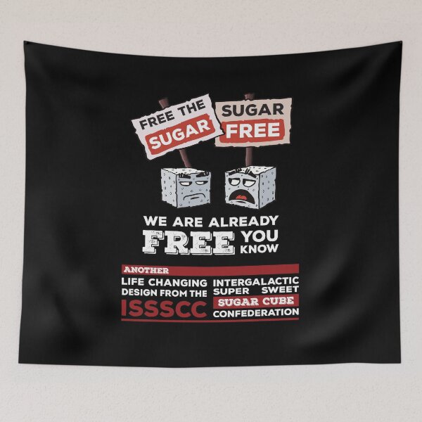 Item preview, Already Free Sugar Cube Protesters - ISSSCC Banner V2 designed and sold by Redinsart.