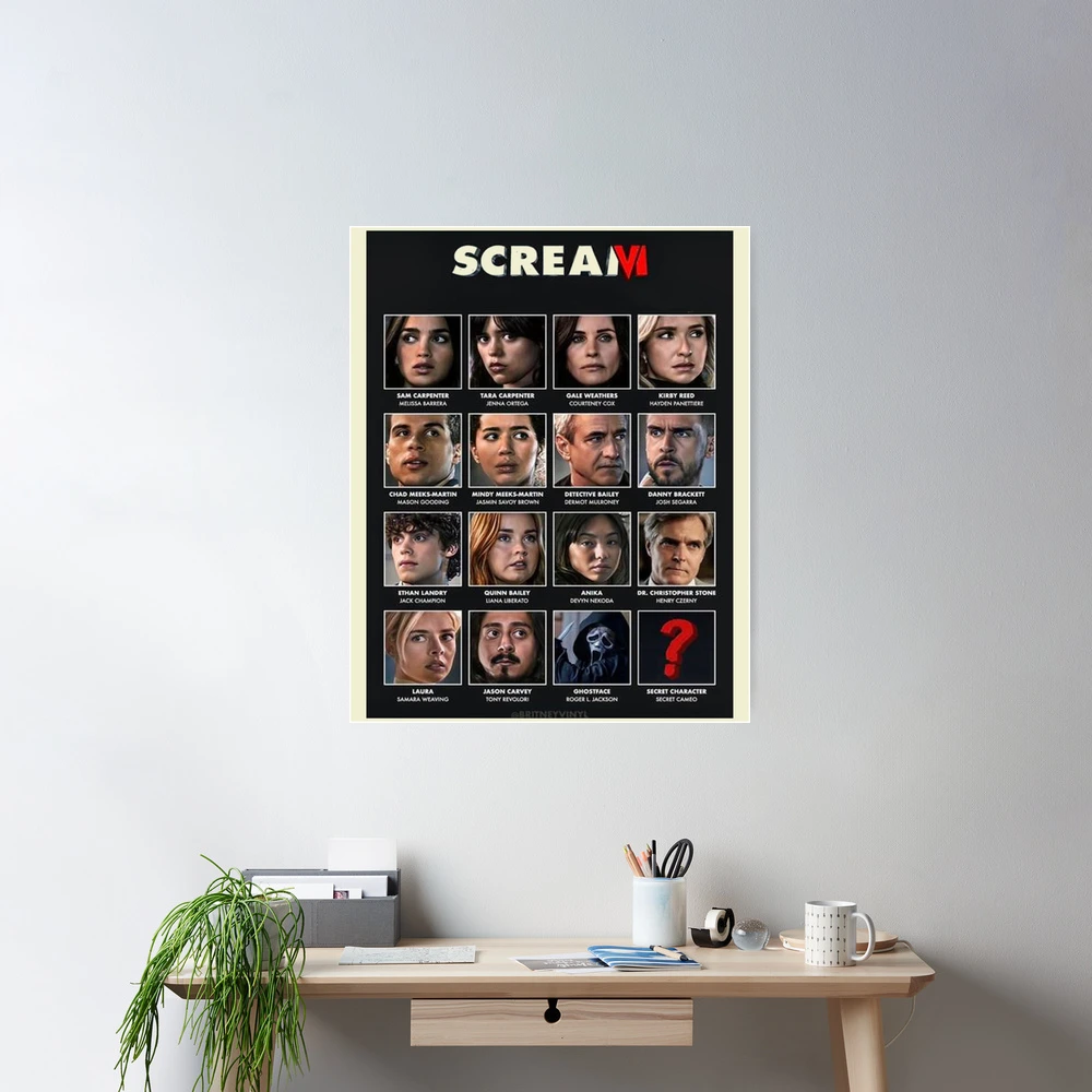 Scream 6 Movie Poster, Movie Poster, Home Decor - Printiment