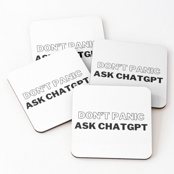 Item preview, ChatGPT, Don't Panicc Ask ChatGPT, STEM designed and sold by famington.