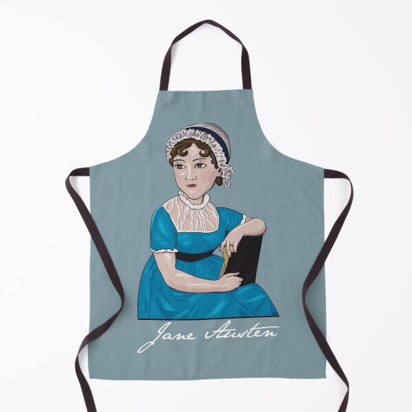 Item preview, Jane Austen Cartoon Portrait designed and sold by CastlesClassics.