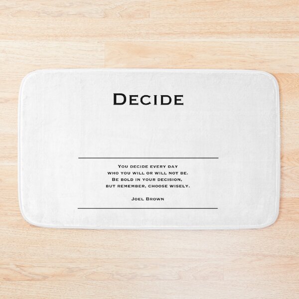 Item preview, Motivational Quotes. Inspirational Quotes. Wall Art, Home Decor, Office Decor. Entrepreneur Gift. Decide. Success Quotes. designed and sold by Read This Already.