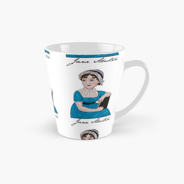 Item preview, Jane Austen Cartoon Portrait designed and sold by CastlesClassics.