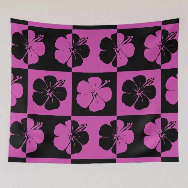 Item preview, Black and Pink Hibiscus Love designed and sold by aelyaen.