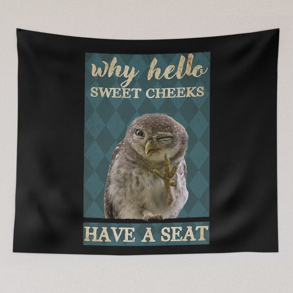Item preview, Owl Sweet cheeks have a seat designed and sold by Delmonico2022.