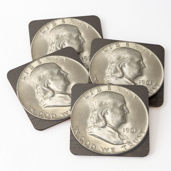 Item preview, 1961 D Franklin half Dollar designed and sold by coinsxcrochet.