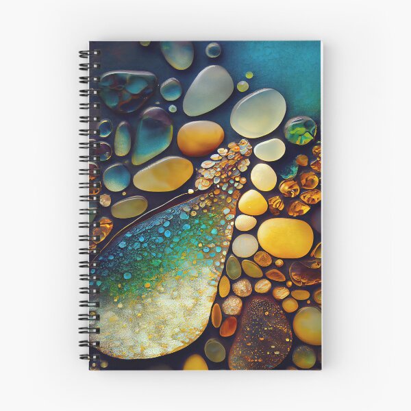 Artikelvorschau, Pointillism seaglass golden streams abstract entworfen und verkauft von Piotrek0001.