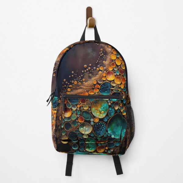 Item preview, Pointillism seaglass golden streams abstract designed and sold by Piotrek0001.