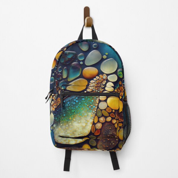 Item preview, Pointillism seaglass golden streams abstract designed and sold by Piotrek0001.