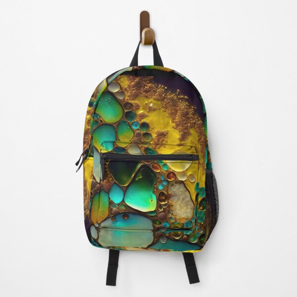 Item preview, Pointillism seaglass golden streams abstract designed and sold by Piotrek0001.