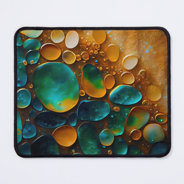 Artikelvorschau, Pointillism seaglass golden streams abstract entworfen und verkauft von Piotrek0001.