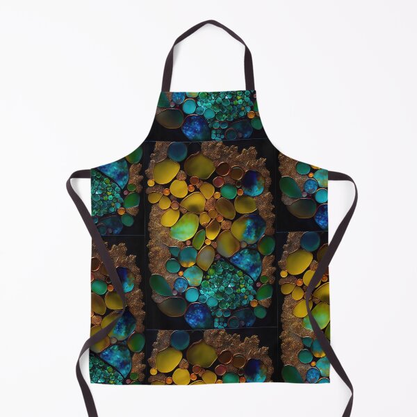 Artikelvorschau, Pointillism seaglass golden streams abstract entworfen und verkauft von Piotrek0001.