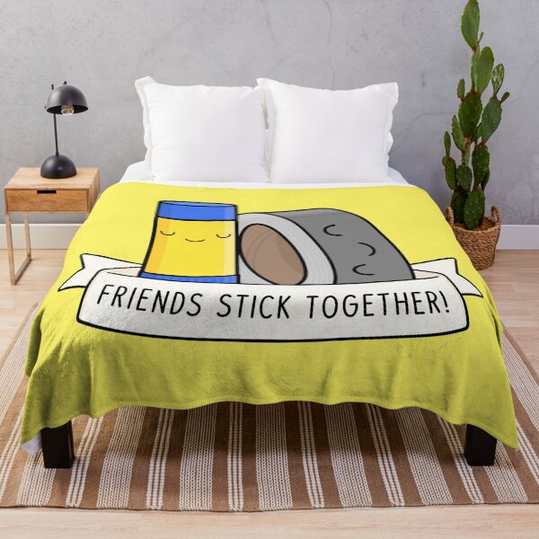 Item preview, Friends Stick Together - Cute Glue and Tape designed and sold by BaconPancakes21.