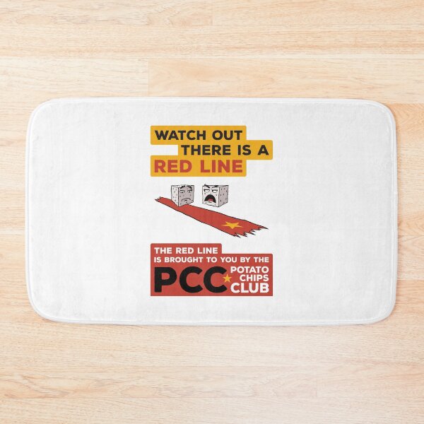 Item preview, Do not cross the red line of the PCC designed and sold by Redinsart.