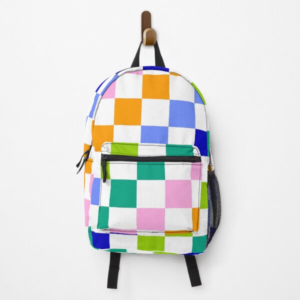 Item preview, Happy Rainbow check pattern 1. Diagonal designed and sold by Dominiquevari.
