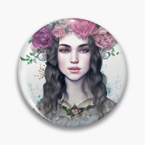 Item preview, Boho flower lady designed and sold by craftybluebells.