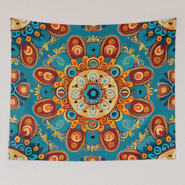 Item preview, Boho Pattern designed and sold by MTJ-Mushrooms.