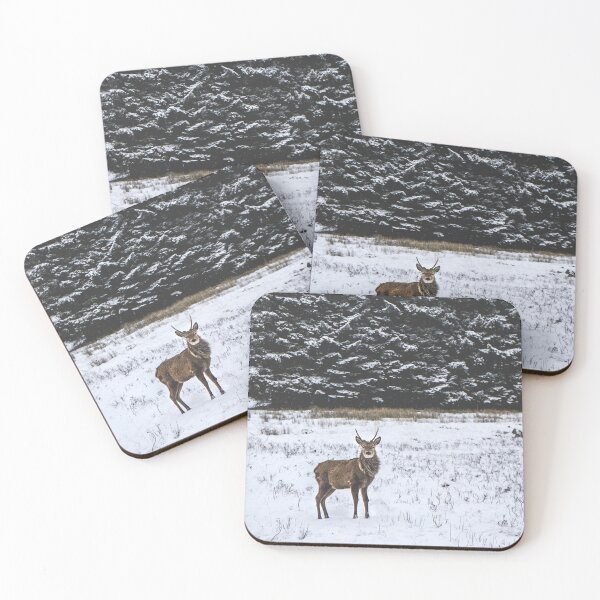 Item preview, Snowy Scottish Stag designed and sold by Jay Mayne.