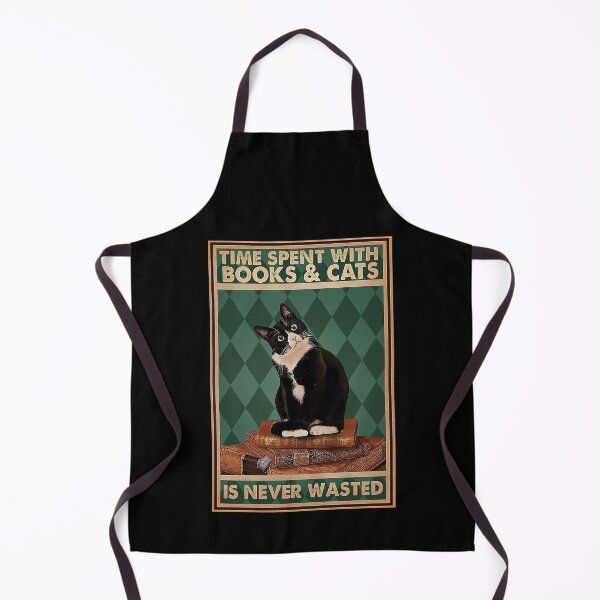 Item preview, Time spent with books and cats is never wasted Cat Lover designed and sold by Delmonico2022.