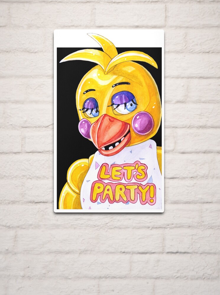 FNAF - Chica Metal Print for Sale by SaiNeko08