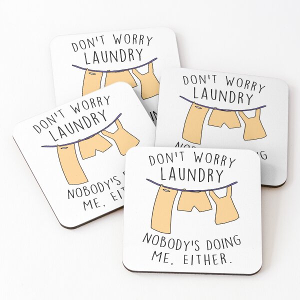 Item preview, Don't Worry Laundry Nobody's Doing Me Either Funny, Gift for Her| Funny Tshirts for Women| Womens Graphic Tshirts designed and sold by RedArtsDesign.