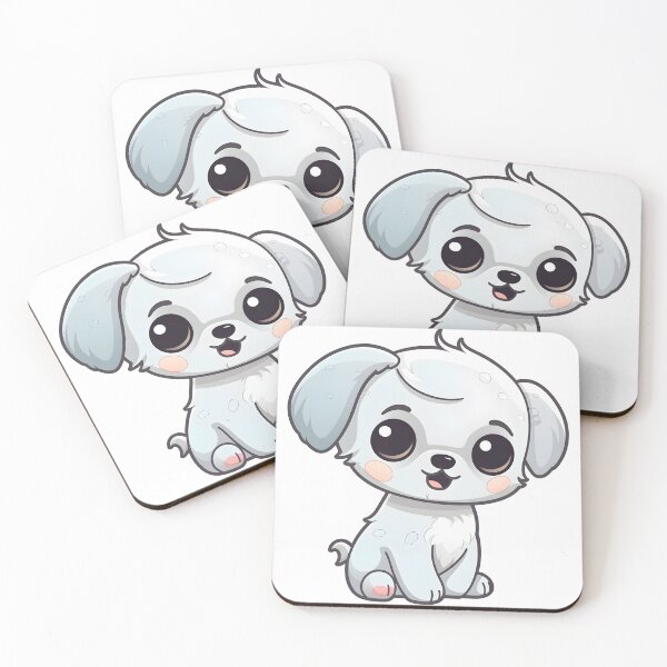 Item preview, baby puppy dog kawaii cartoon designed and sold by AnimalsCartoon.
