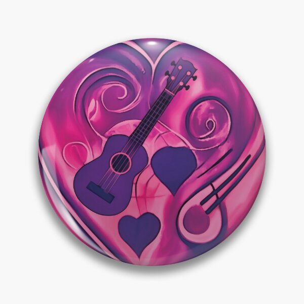 Item preview, ukulele hearts designed and sold by piesdesignart.