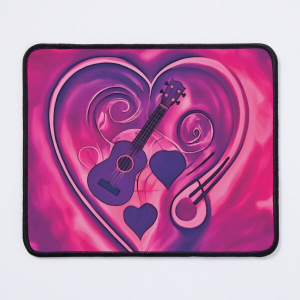 Item preview, ukulele hearts designed and sold by piesdesignart.