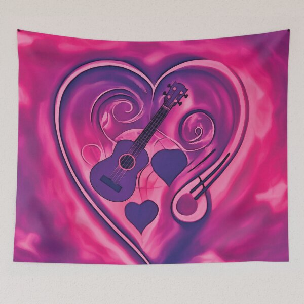Item preview, ukulele hearts designed and sold by piesdesignart.