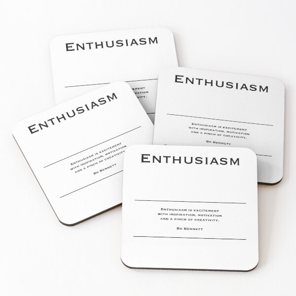 Item preview, Enthusiasm - Motivational Quotes. Inspirational Quotes. Corporate Office Wall Art. Home Decor. Poster. designed and sold by Read This Already.