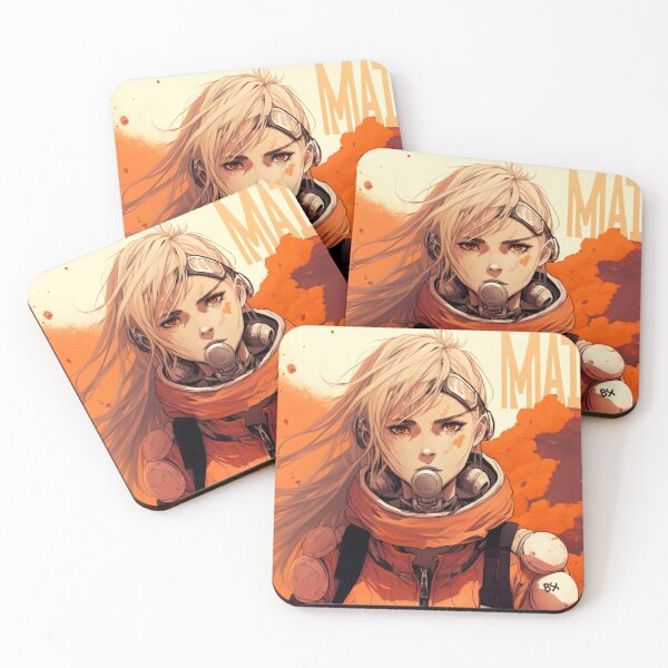 Item preview, Mysterious girl on mars designed and sold by MajinCactus.