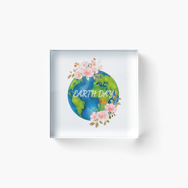 Item preview, Earth Day, Go Planet, Respect Globe, Flower Earth, Go Green designed and sold by famington.