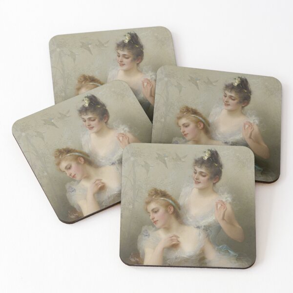 Item preview, The Three Aces (1891) - Vittorio Matteo Corcos designed and sold by SALON DES ARTS.