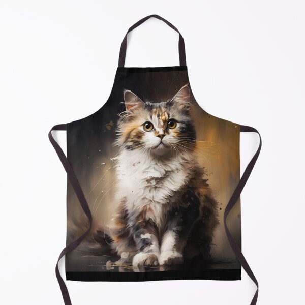 Item preview, A Maine Coon Cat portrait  designed and sold by SameeraDammeyer.