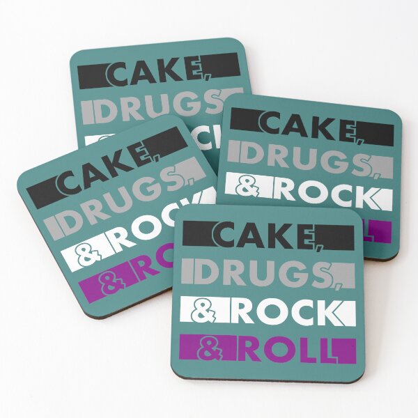 Item preview, Cake, Drugs, and Rock & Roll designed and sold by WyrmKnave.