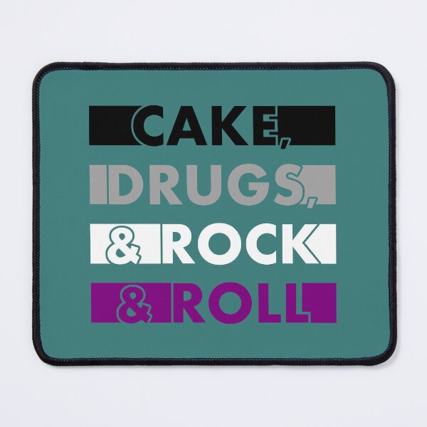 Item preview, Cake, Drugs, and Rock & Roll designed and sold by WyrmKnave.