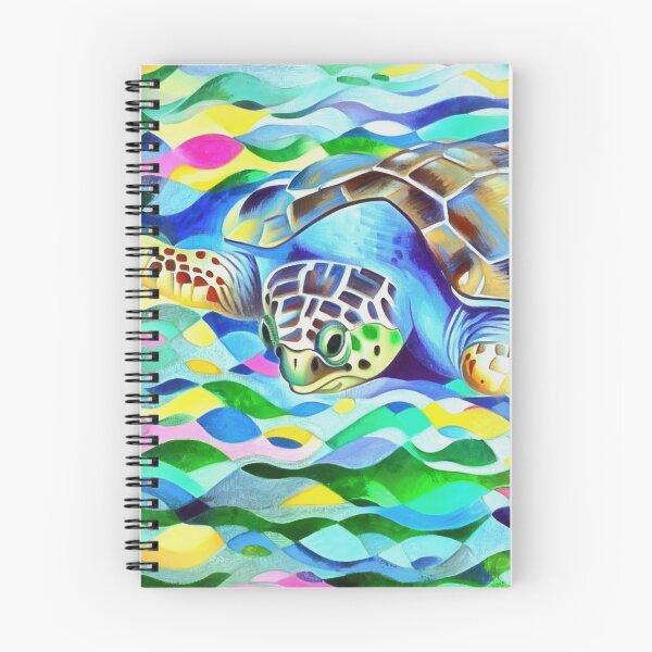 Item preview, Caretta Caretta Turtle Cute And Colorful Art designed and sold by taiche.