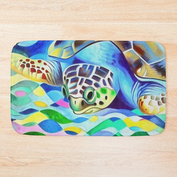 Item preview, Caretta Caretta Turtle Cute And Colorful Art designed and sold by taiche.