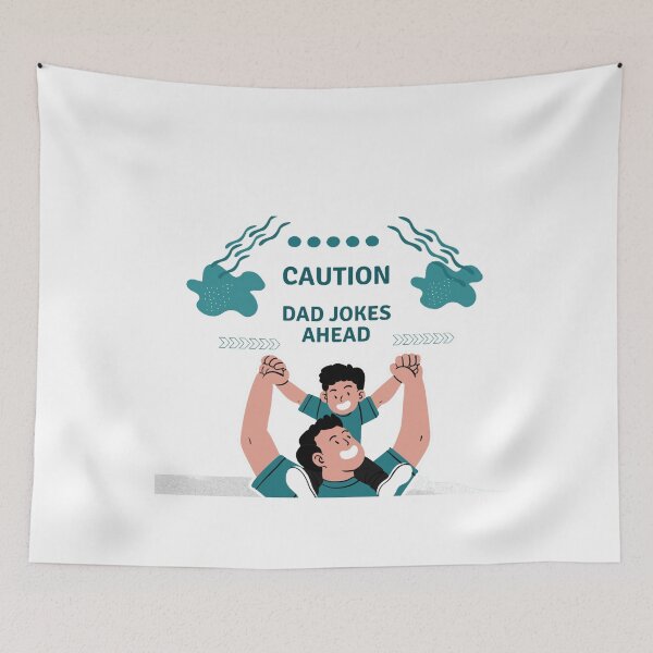 Item preview, Caution Dad Jokes Ahead designed and sold by Yassinos-Alpha.