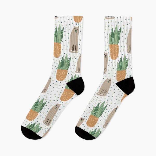 Item preview, Funny cat eating house plant designed and sold by Anna  Druzhkova.