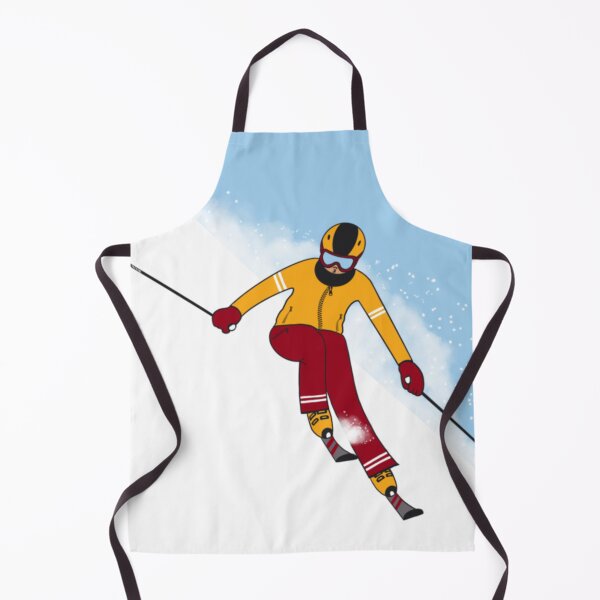 Item preview, A Person Practicing Downhill Skiing designed and sold by Sfumata Illustration.