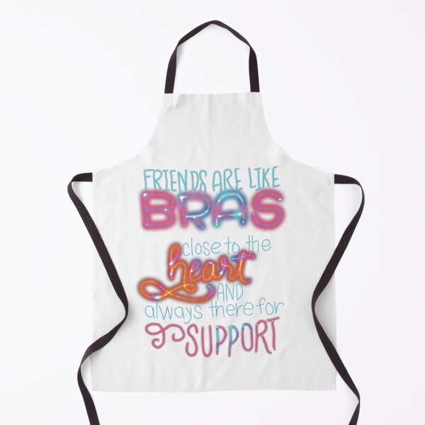 Item preview, Best friends are like bras close to heart and always there for support rainbow designed and sold by chuckletuckle.