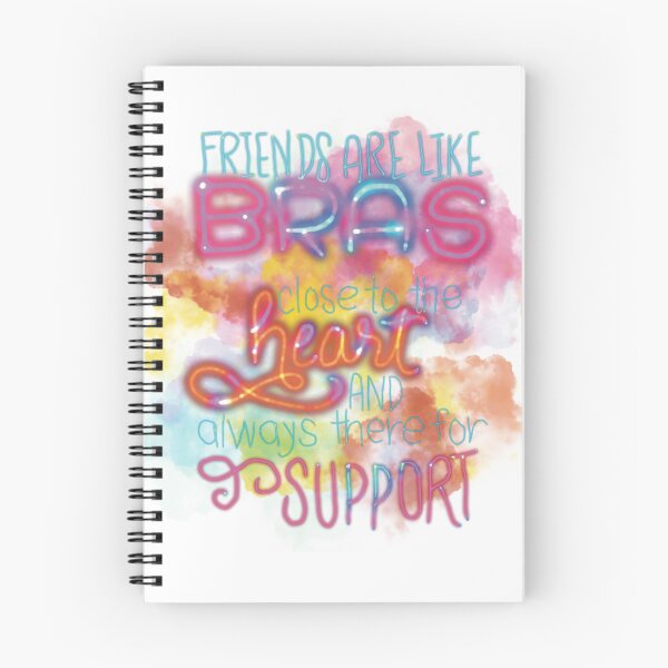 Item preview, Best friends are like bras close to heart and always there for support rainbow cloud designed and sold by chuckletuckle.