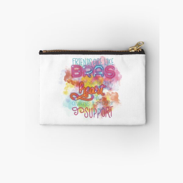 Item preview, Best friends are like bras close to heart and always there for support rainbow cloud designed and sold by chuckletuckle.