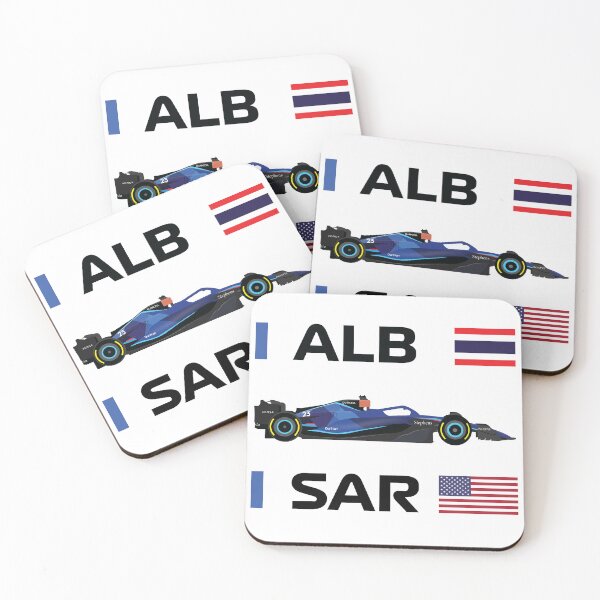 Item preview, Williams F1 Team 2023 Alex Albon Logan Sargeant FW45 designed and sold by FormulaGTee1.